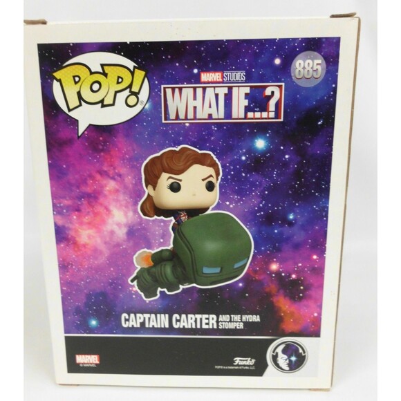 Funko Pop Captain Carter and The Hydra Stomper 885 Marvel Studios What If Amazon - Picture 4 of 6
